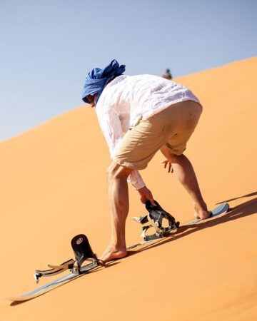 Camel Ride and Sandboarding 