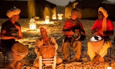 Traditional desert camp experience on 3-day Tour From Sahara To Fes