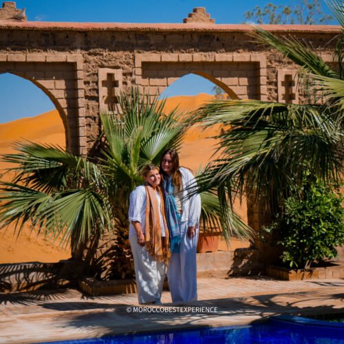 swimpool at the sahara desert