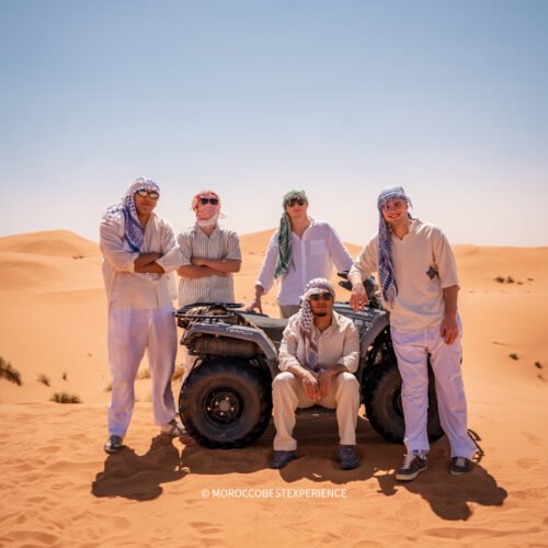 driving atvs through the golden dunes