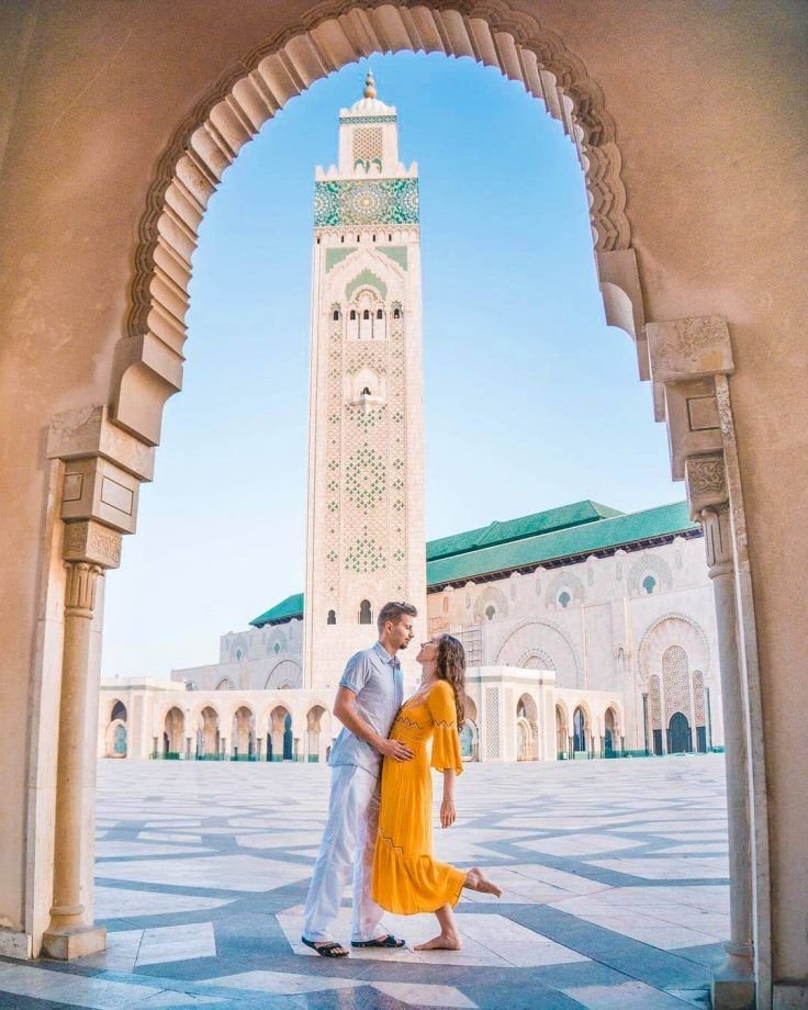 Honeymoon trip to Morocco, casablanca