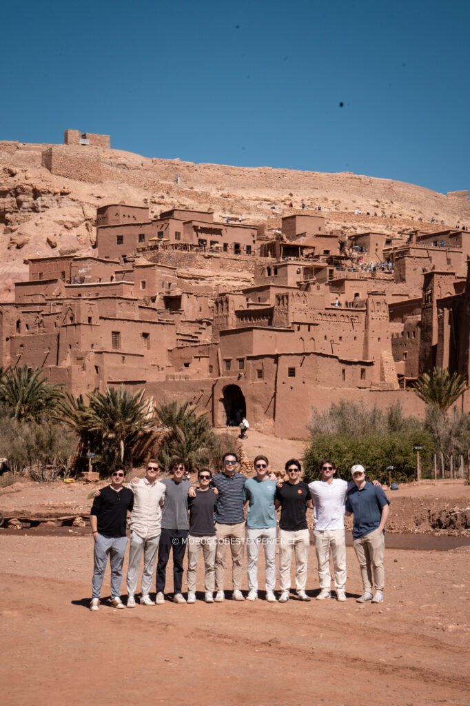 students at ait ben haddou